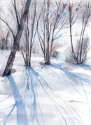 Winter Trees With Shadow #1-1