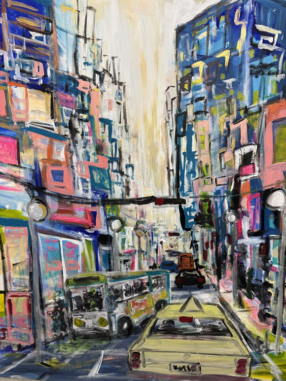 The city fades away