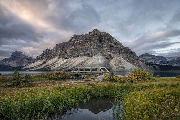Light over Bow Lake