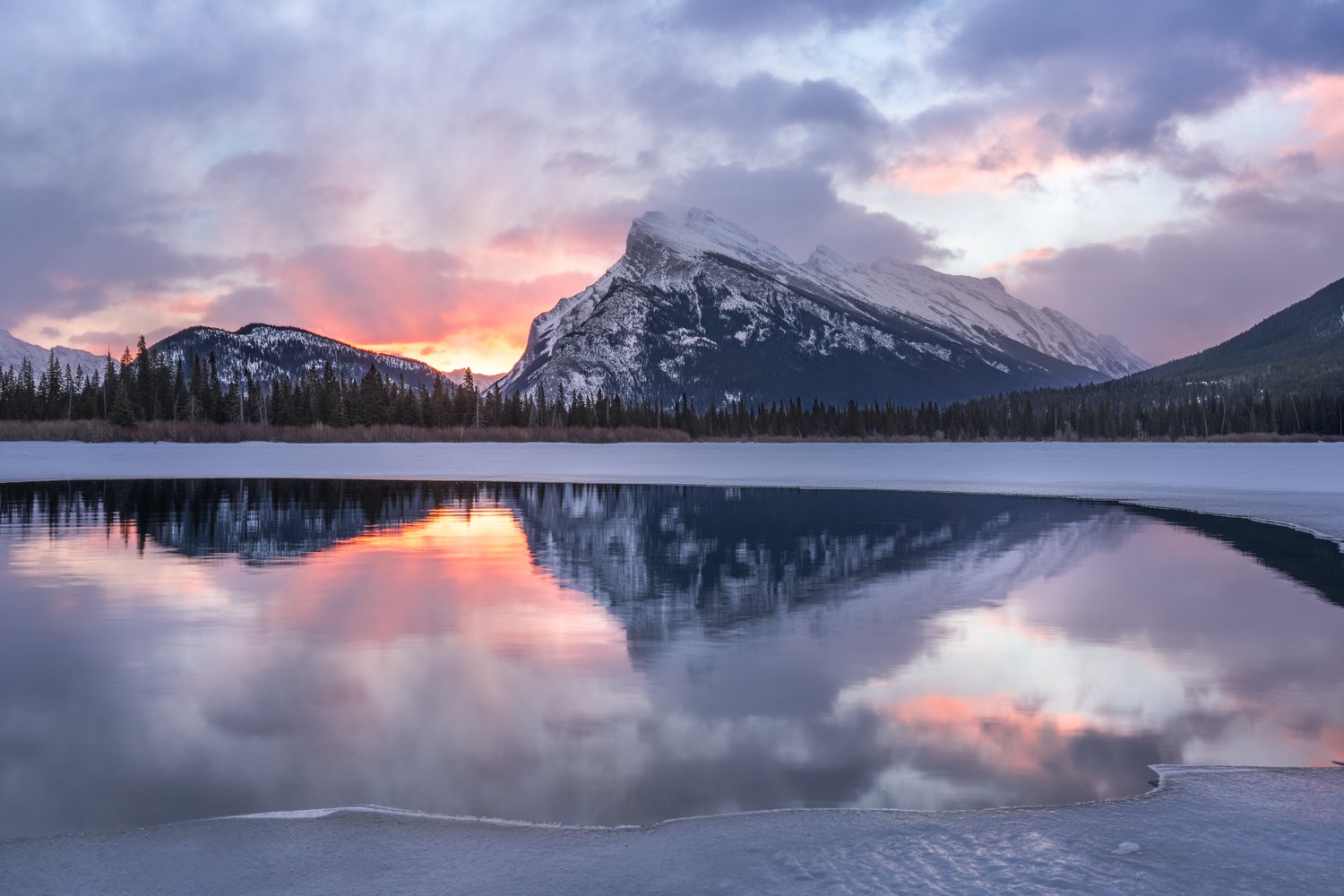 Mount Rundle Reflections | helloart