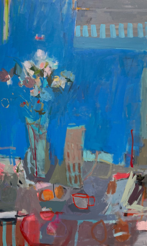 Table with Vase and Orange Cup