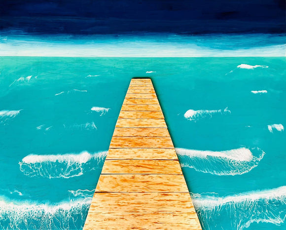 Waves under the Pier