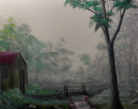 Misty Secluded Cabin