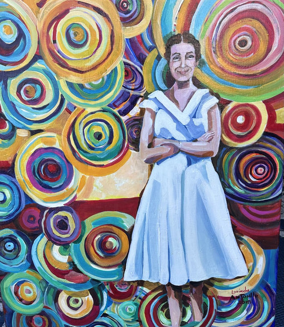 She stood firmly in her circle ..Marie