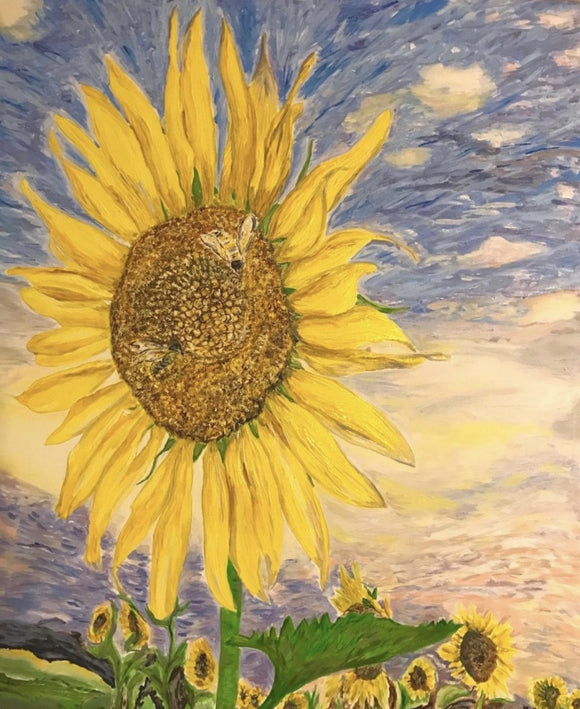 Prairie Yellow V - Sunflower for Ukraine
