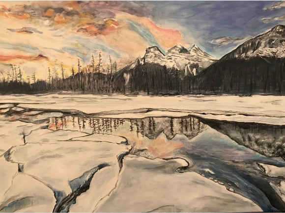 Davin’s Winter (Three Sisters, Canmore, AB)