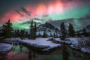 Aurora Over Bow Lake-1
