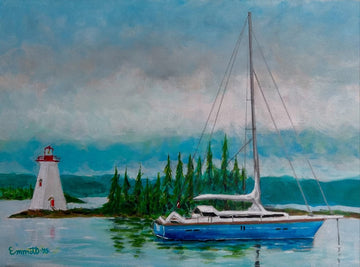 Sea Fog Baddeck Bay
