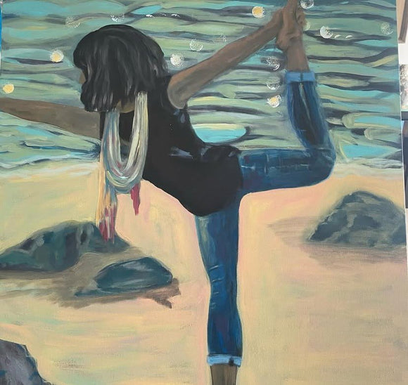 As she flows
