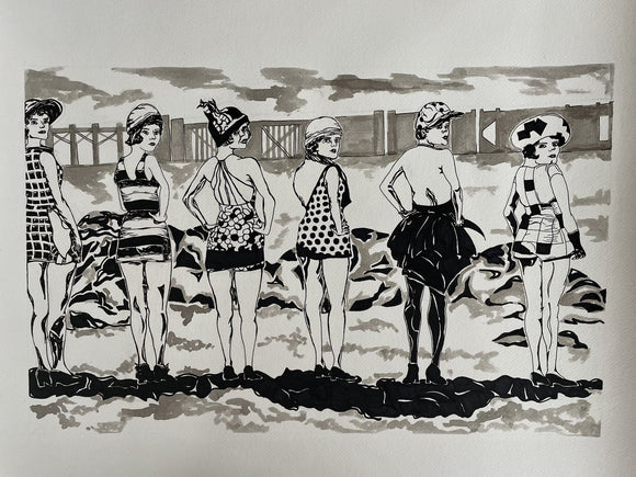 Ladies on the beach