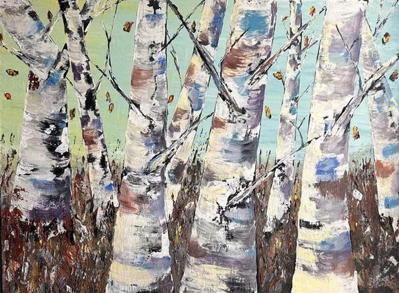 Purple Birches