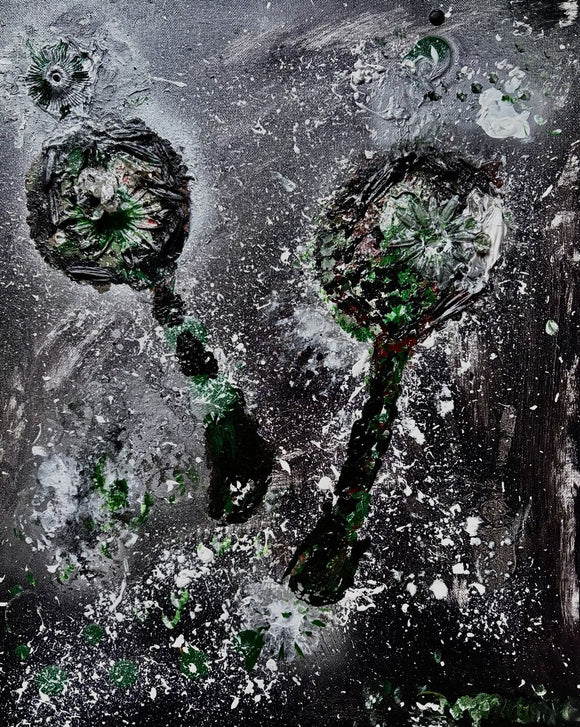 Emerald Crystal Maracas