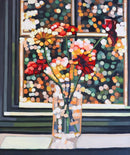 Flowers on window sill-1