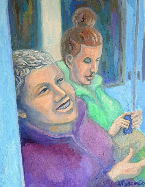 Two Women in the Métro