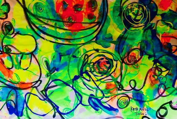 Blood, Sweat and Neon Tears - After Spring Neon Rain - Study#8