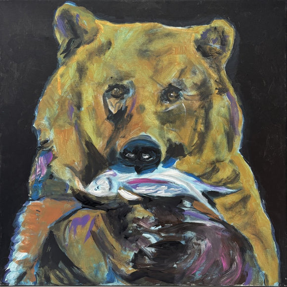 Grizzly and Fish