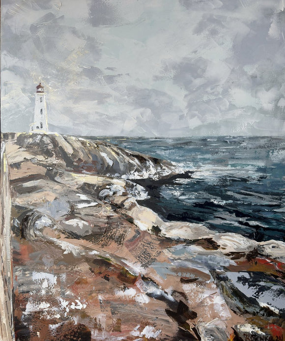WINTERVIEW OF PEGGY’S COVE