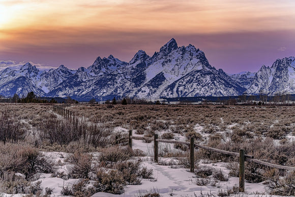 The Tetons at Last Light