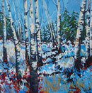 Crimson among the birches-1