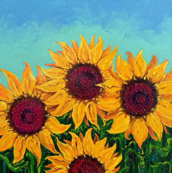 Cheerful Sunflowers