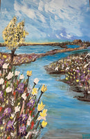 Irises on the Bank-1