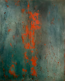 Layers of Blue and Burnt Orange II-1