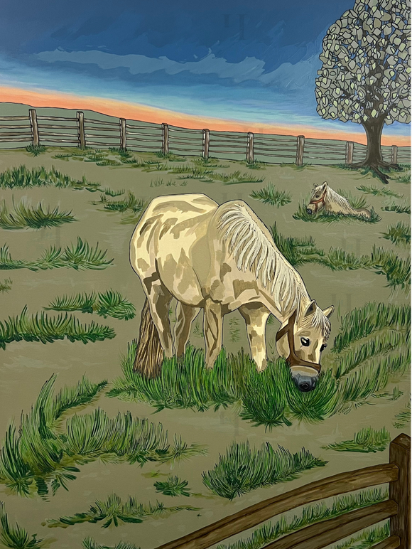 On the Road to Chilly Hollow:  Golden Hour Graze (1/2)