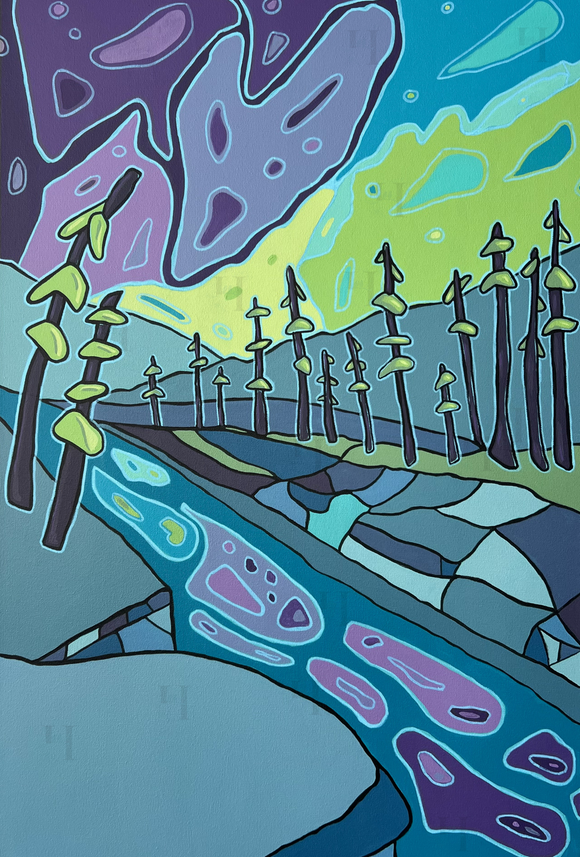 The Pines Beneath the Skyfire