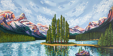 Spirit Island On Maligne Lake