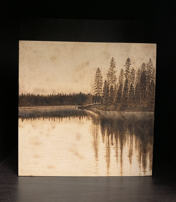 Sunset on the lake