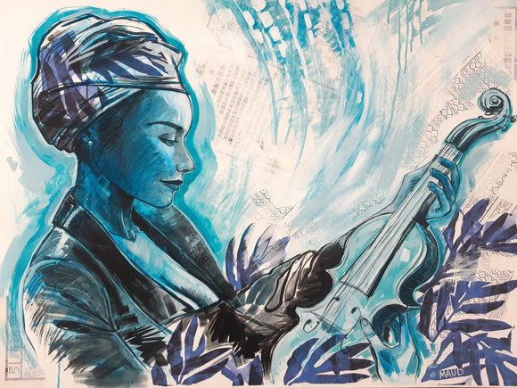 Blue Portrait