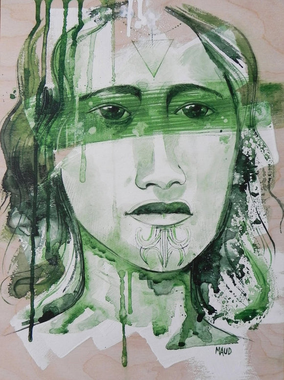 Green portrait