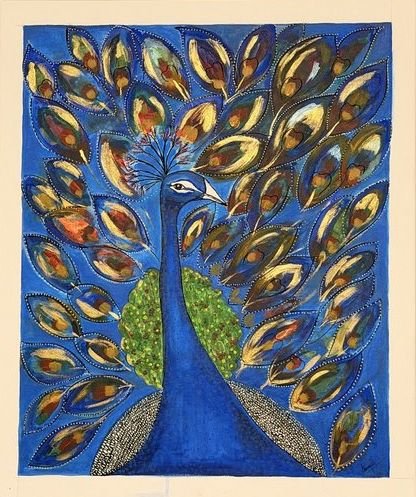 Abstract Peacock