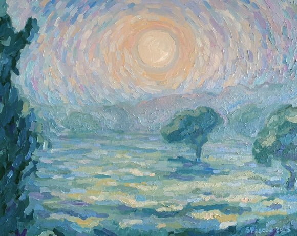 Sunrise Over the Meadow