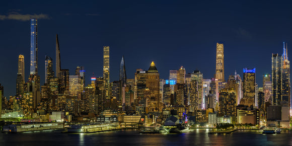 Midtown Manhattan Skyline at night - 1 of 2