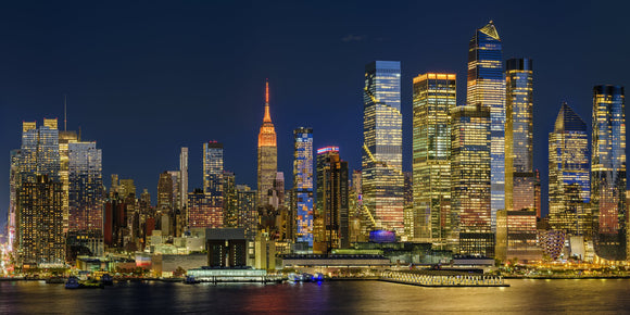 Midtown Manhattan Skyline at Night - 2 of 2