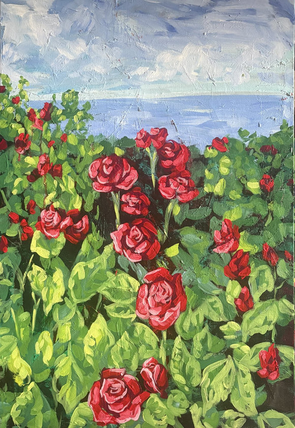 Roses by the Lake