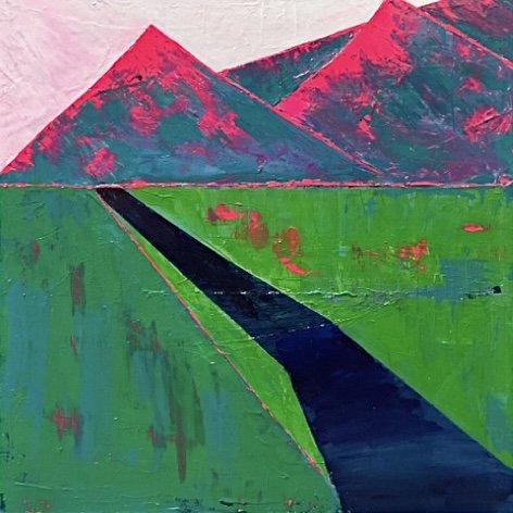 A Pink Mountain Starts Your Journey