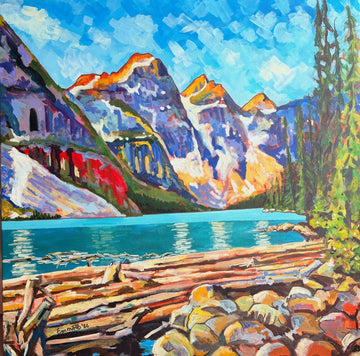 Log Jam Moraine Lake, 2026