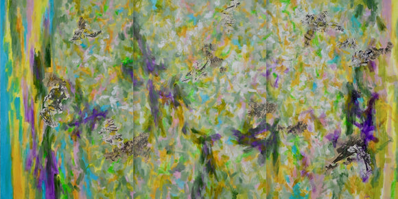 SUNNY SIDE OF BLVD. #1+#2+#3, Triptych