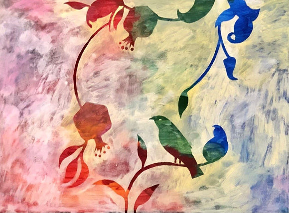 A Nightingale in a Pomegranate Tree