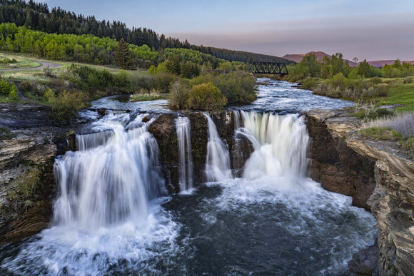 Lundbreck Falls Morning Light