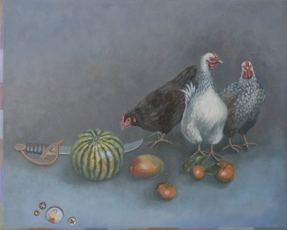 Still Life with Hens