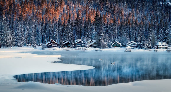 First Light on New Snow, Donner Lake, CA, 2026