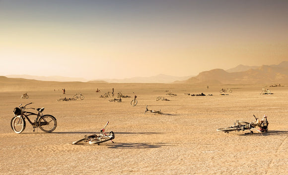 Abandoned Bicycles, Burning Man, 2011