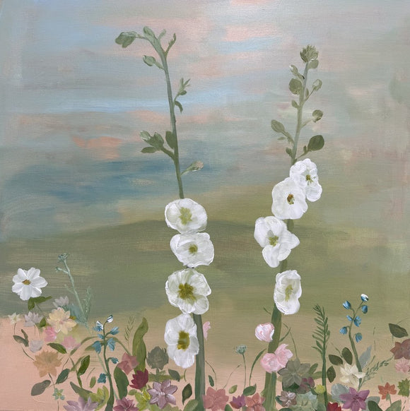 Hollyhocks Garden