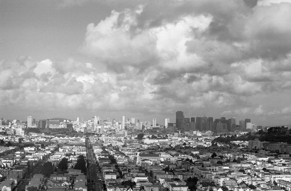 San Francisco from Bernal Heights, Early 1990s