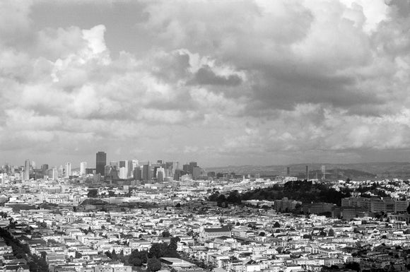 San Francisco from Bernal Heights, Early 1990s #2