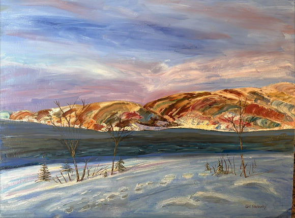 View of Saguenay River, Tadoussac, Quebec