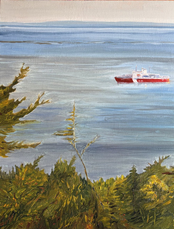 Canadian Coastguard Ship, Saguenay River, Quebec